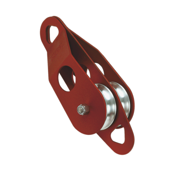 6125B - 3 Inch Double Sheave Pulley with Becket - Bearing