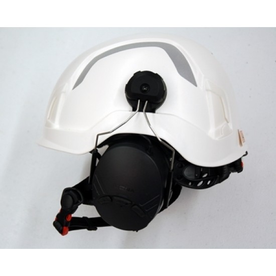 Tufftalk Lite Hard Hat Mounted Earmuff System w/Kask Zenith Helmet