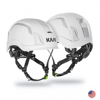 7009W KASK Zenith X E-Rated Helmet - White with Reflective.