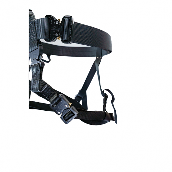 319CPJ Special Forces Rappel Belt with Cobra Buckle Waist and Legs