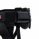 352B Padded Lightweight Assault Full Body Harness with rear waist pad D ring. (Sizes S-XL)