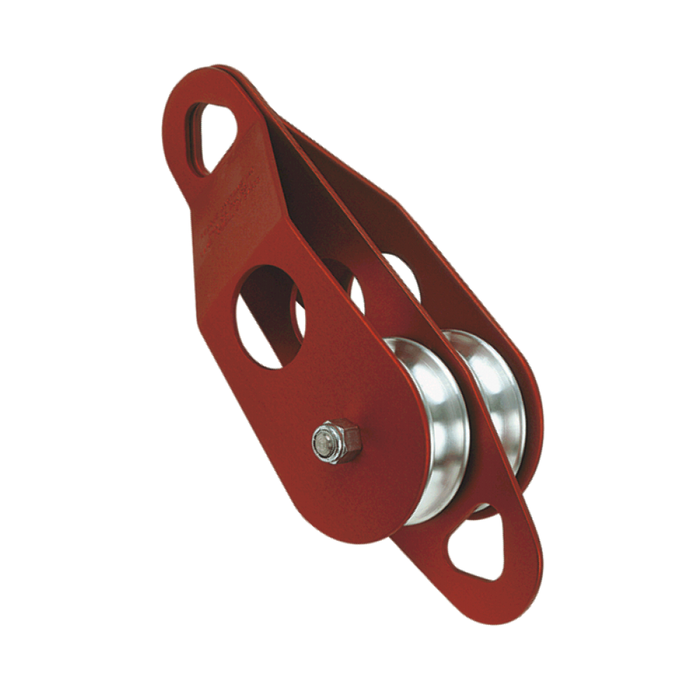 6125B 3 Inch Double Sheave Pulley with Becket Oilite Bushing