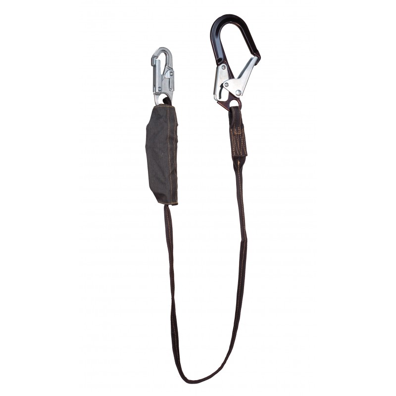 828 Kevlar Tower/Ladder Lanyard w/ Alum Hooks -  12 Ft. FF